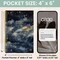 bloom daily planners 2025-26 Academic Planner, Soft Cover, 4" x 6", Midnight Sky